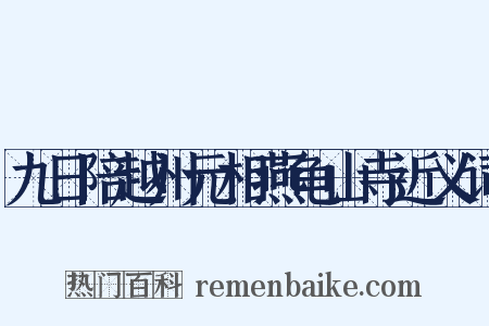 九日陪越州元相燕龟山寺近义词是什么意思的图片